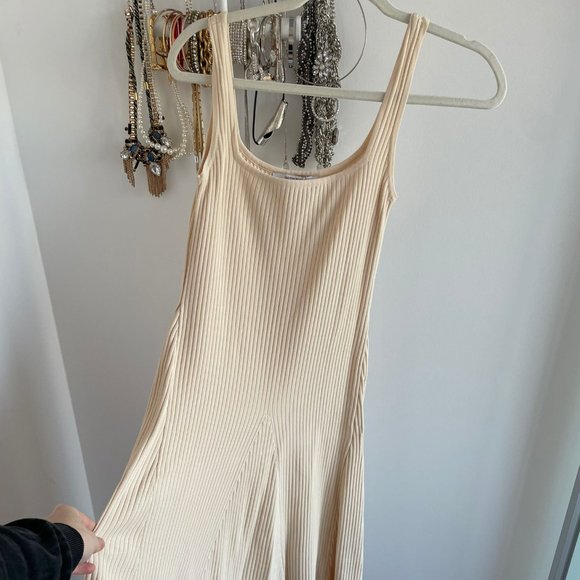 Cream midi dress - Picture 1 of 3